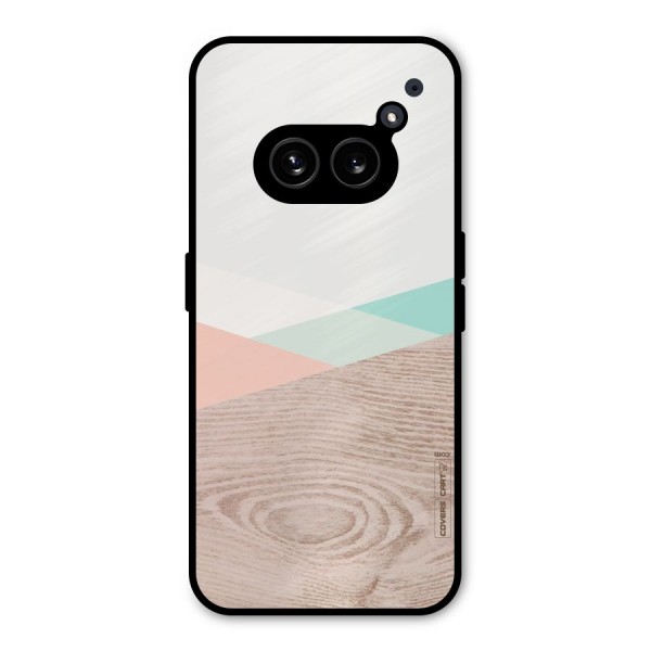 Wooden Fusion Metal Back Case for Nothing Phone 2a Plus