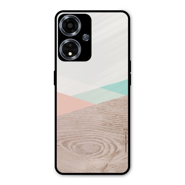 Wooden Fusion Metal Back Case for Oppo A59