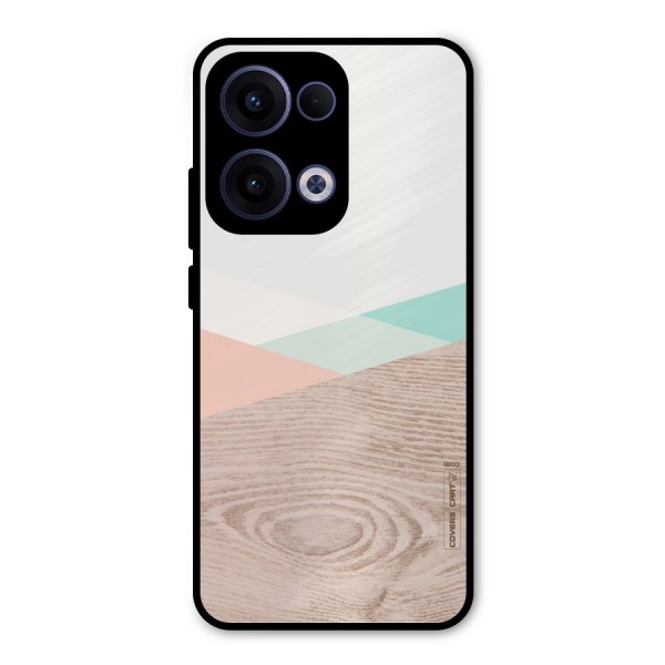 Wooden Fusion Metal Back Case for Oppo Reno13