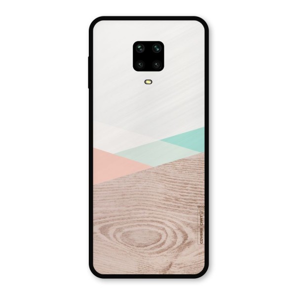 Wooden Fusion Metal Back Case for Poco M2 Pro