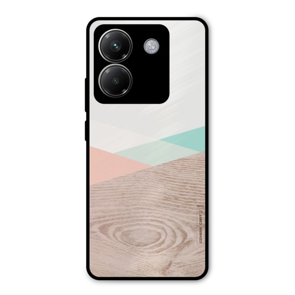 Wooden Fusion Metal Back Case for Poco M7 Pro 5G