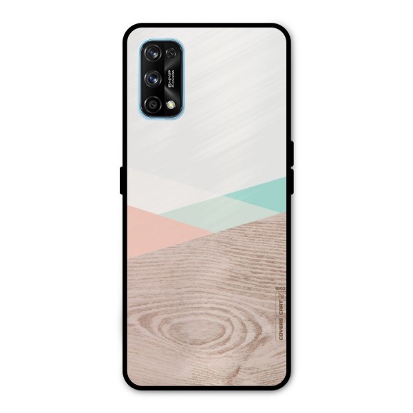Wooden Fusion Metal Back Case for Realme 7 Pro
