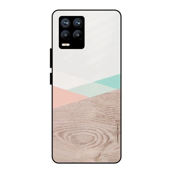 Wooden Fusion Metal Back Case for Realme 8