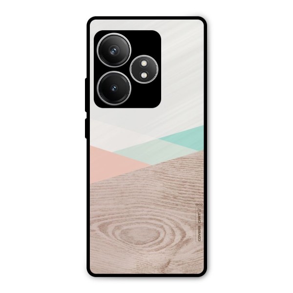 Wooden Fusion Metal Back Case for Realme GT 6T