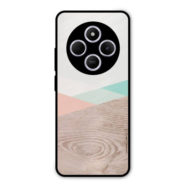 Wooden Fusion Metal Back Case for Redmi 14C