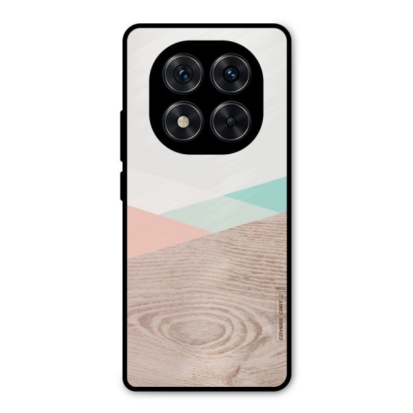 Wooden Fusion Metal Back Case for Redmi Note 14 Pro 5G