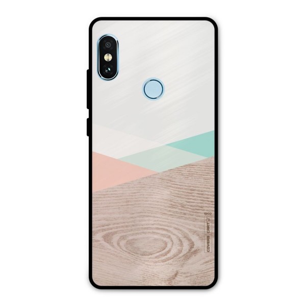 Wooden Fusion Metal Back Case for Redmi Note 5 Pro