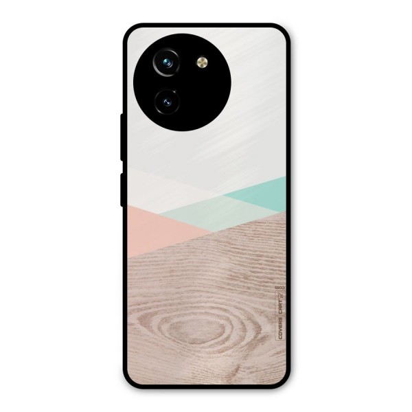 Wooden Fusion Metal Back Case for Vivo T3x