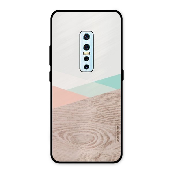 Wooden Fusion Metal Back Case for Vivo V17 Pro