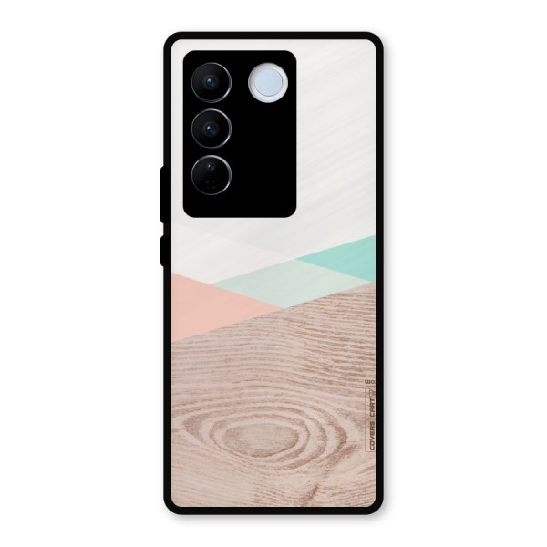 Wooden Fusion Metal Back Case for Vivo V27