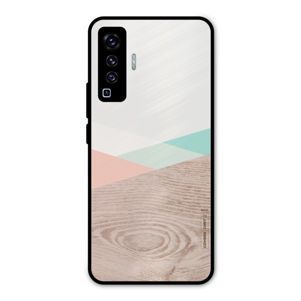 Wooden Fusion Metal Back Case for Vivo X50