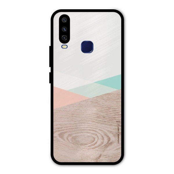 Wooden Fusion Metal Back Case for Vivo Y15