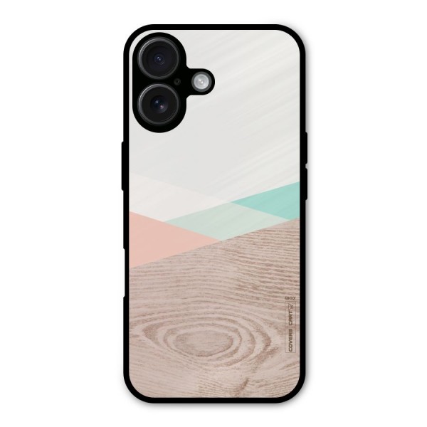 Wooden Fusion Metal Back Case for iPhone 16