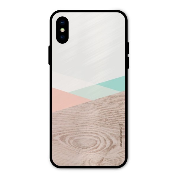 Wooden Fusion Metal Back Case for iPhone X