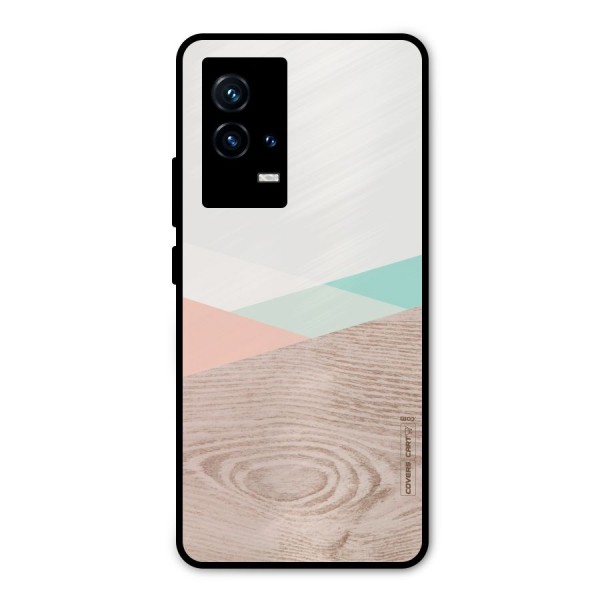 Wooden Fusion Metal Back Case for iQOO 9 5G