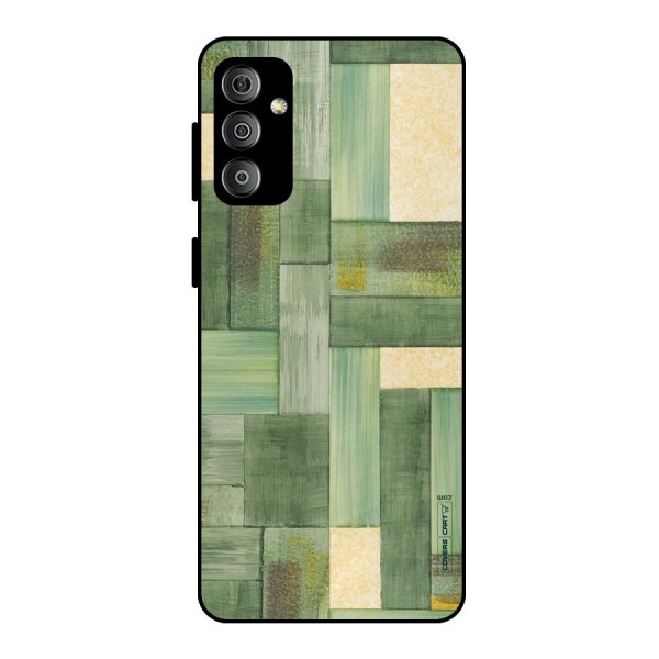 Wooden Green Texture Metal Back Case for Galaxy F23