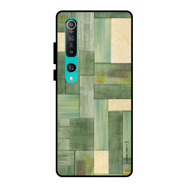 Wooden Green Texture Metal Back Case for Mi 10