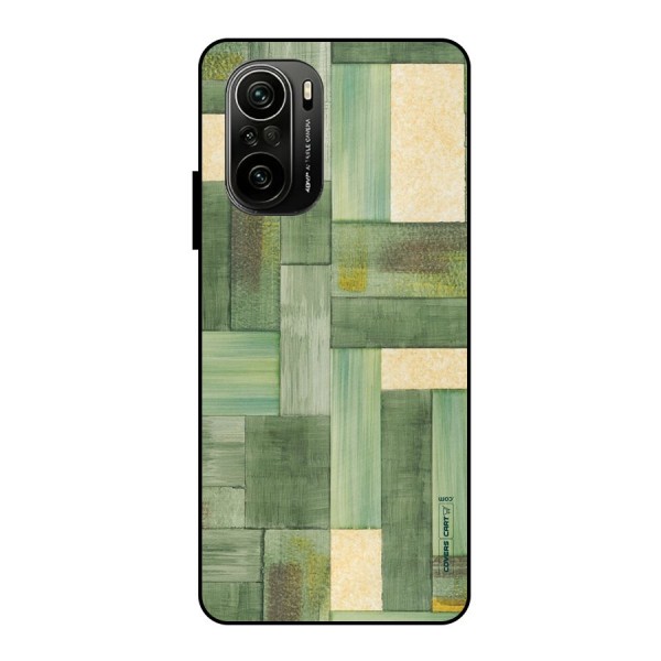 Wooden Green Texture Metal Back Case for Mi 11X Pro