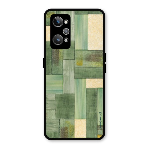 Wooden Green Texture Metal Back Case for Realme GT 2