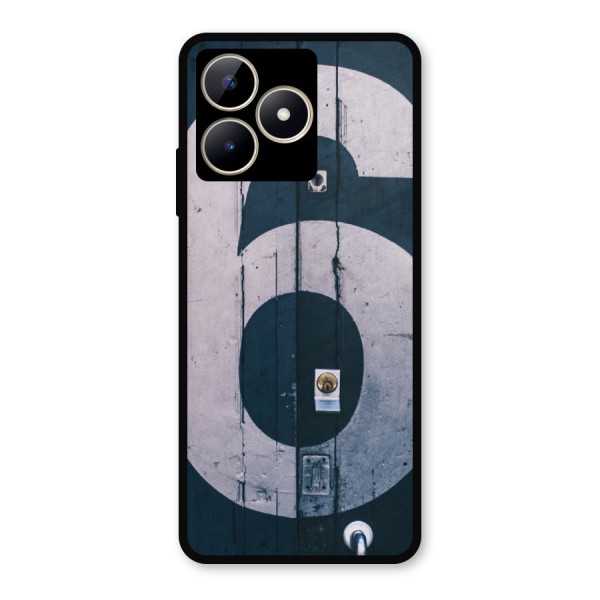 Wooden Six Metal Back Case for Realme C53