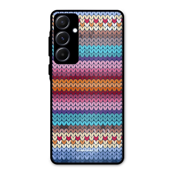 Woolen Metal Back Case for Galaxy A55