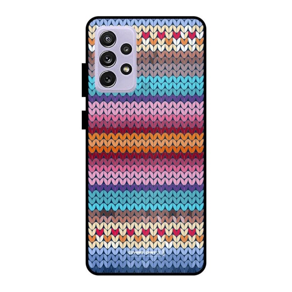 Woolen Metal Back Case for Galaxy A72
