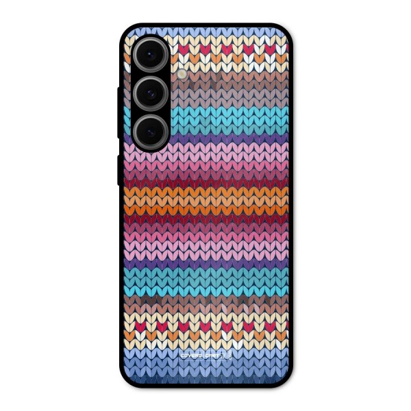 Woolen Metal Back Case for Galaxy S24 FE