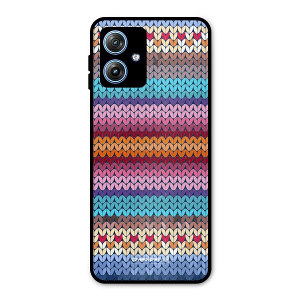 Woolen Metal Back Case for Moto G54