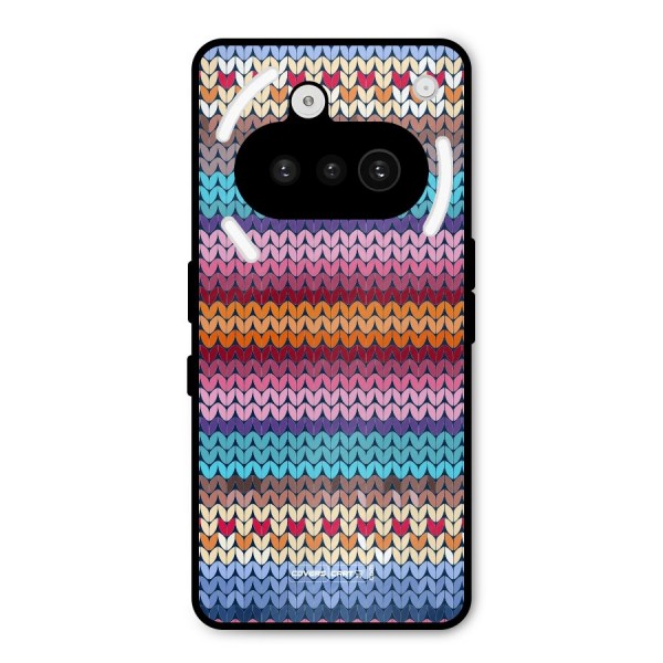 Woolen Metal Back Case for Nothing Phone 3a