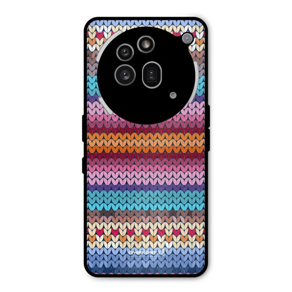 Woolen Metal Back Case for Nothing Phone 3a Pro