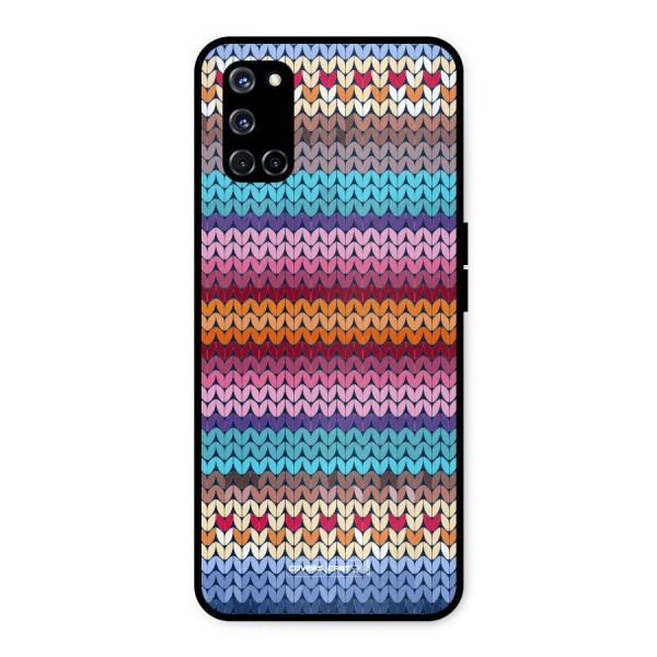 Woolen Metal Back Case for Oppo A52