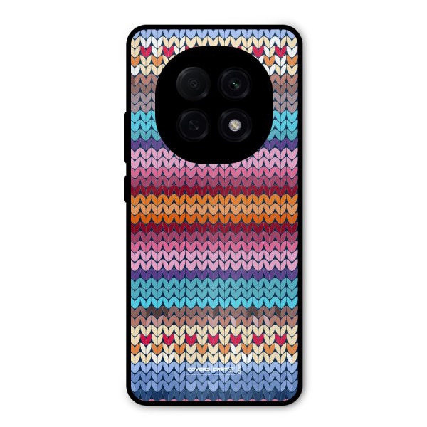 Woolen Metal Back Case for Oppo F29 Pro