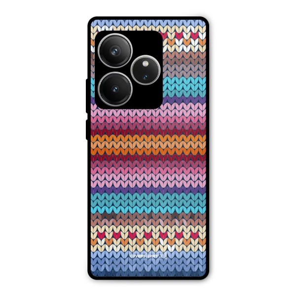 Woolen Metal Back Case for Realme GT 6