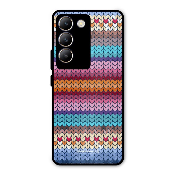 Woolen Metal Back Case for Vivo Y200e