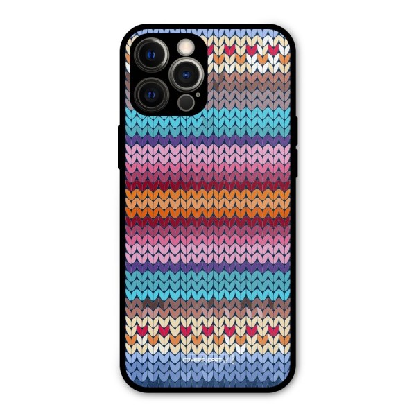 Woolen Metal Back Case for iPhone 12 Pro Max