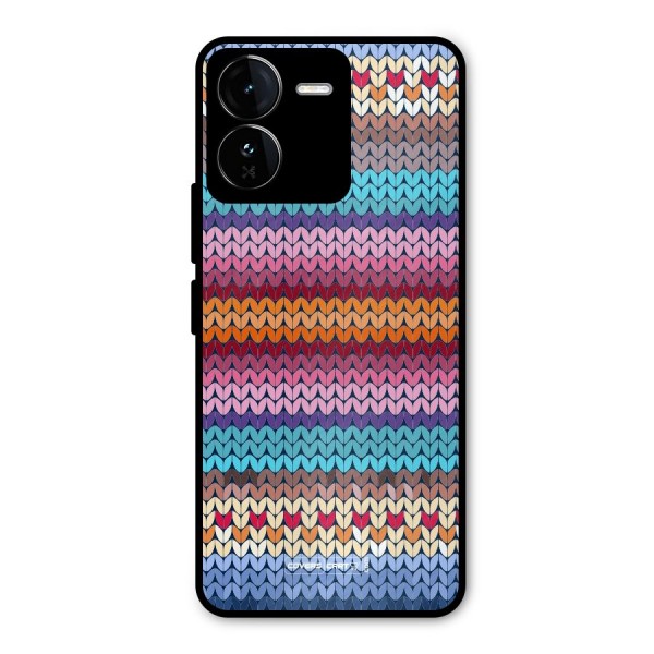 Woolen Metal Back Case for iQOO Z9