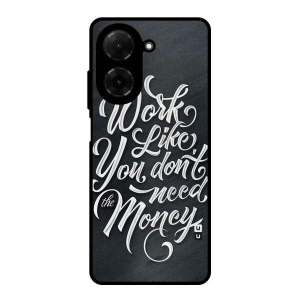Work Like King Metal Back Case for Poco C71