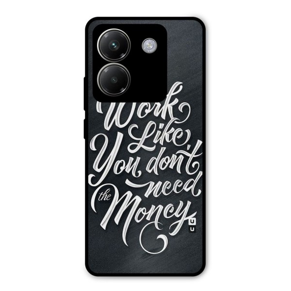 Work Like King Metal Back Case for Poco M7 Pro 5G