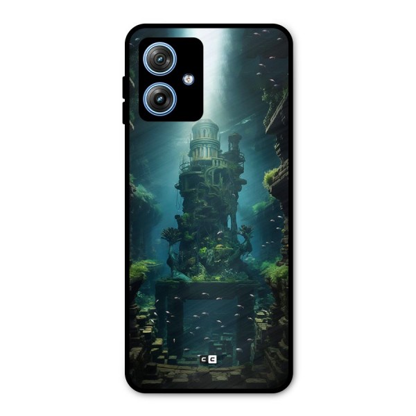 World Under Water Metal Back Case for Moto G54