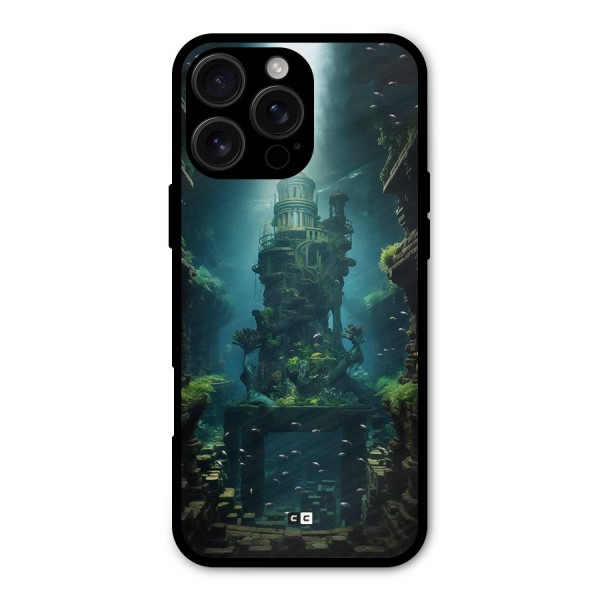 World Under Water Metal Back Case for iPhone 16 Pro Max
