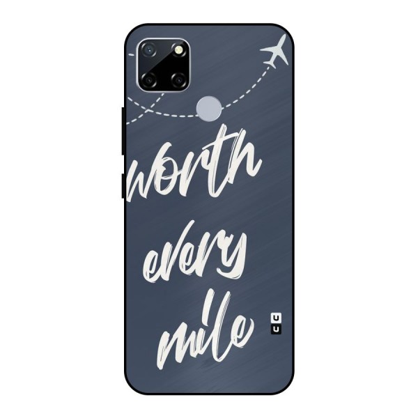 Worth Every Mile Metal Back Case for Realme Narzo 30A