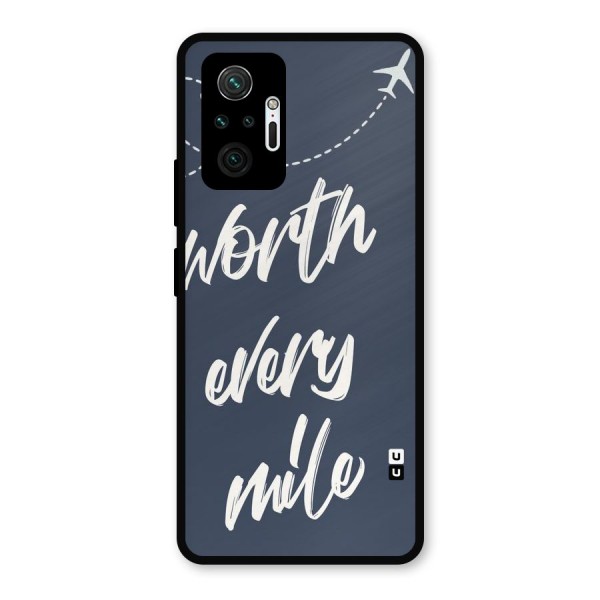 Worth Every Mile Metal Back Case for Redmi Note 10 Pro Max