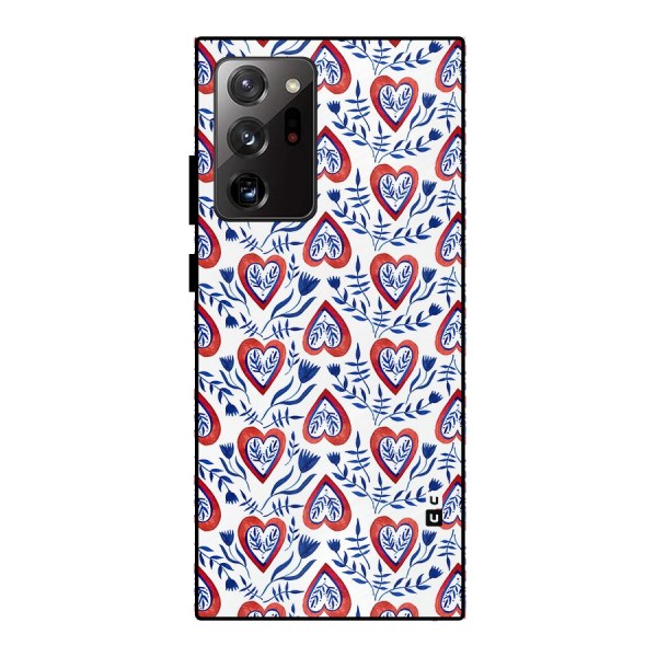 Wrapping Hearts Pattern Metal Back Case for Galaxy Note 20 Ultra