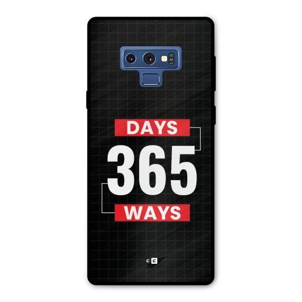 Year Ways Metal Back Case for Galaxy Note 9