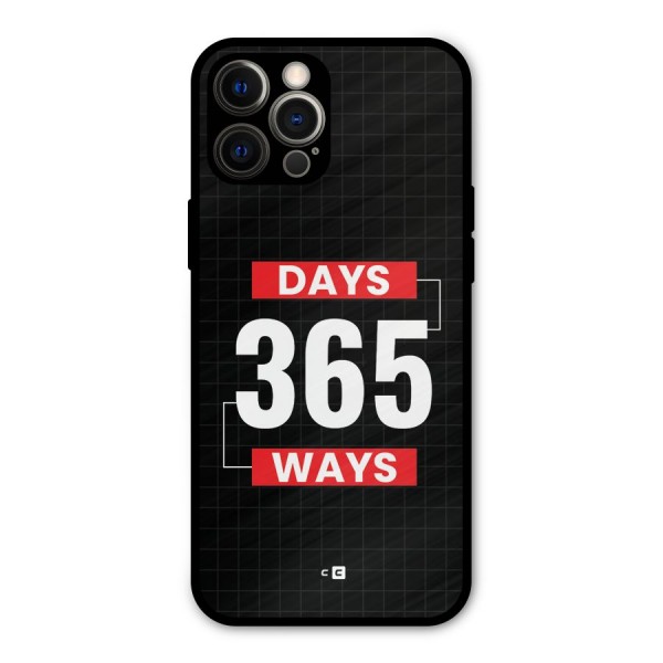 Year Ways Metal Back Case for iPhone 12 Pro Max