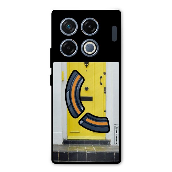 Yellow Door Metal Back Case for Infinix GT 20 Pro