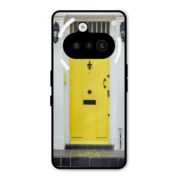 Yellow Door Metal Back Case for Nothing Phone 3a