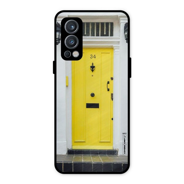 Yellow Door Metal Back Case for OnePlus Nord 2 5G