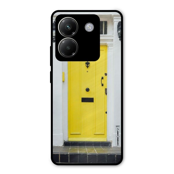 Yellow Door Metal Back Case for Poco M7 Pro 5G