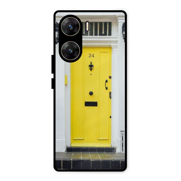 Yellow Door Metal Back Case for Vivo V29e